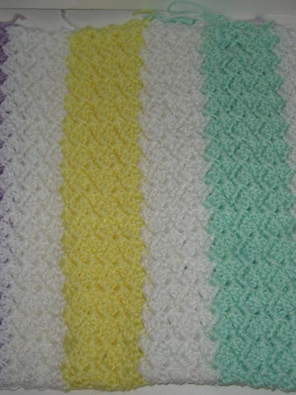 Caron Simply Soft Yarn (3) Unfinished Blankets Lot